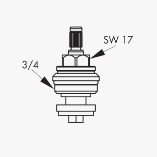 3/4" Kappe Flachdichtung Unicount Koax – Ersatzteil | Wasserzähler Zubehör Schweiz