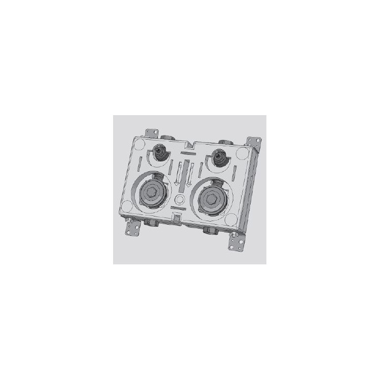 Rohbauset Miniblock Koax für Deltamess 