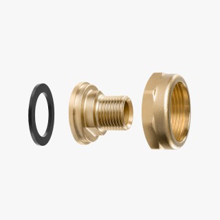 Vortex Gewinde-/Löt-Verschraubungssatz 1 1/4'' innen x 1/2'' außen / 15 mm innen