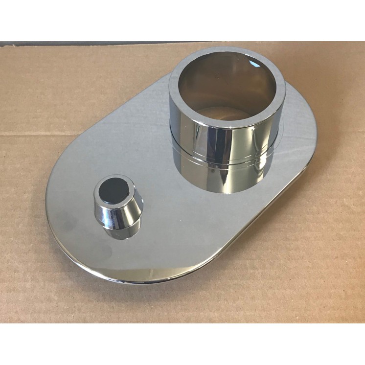 Garniture en chrome pour Minibloc Koax 2" 