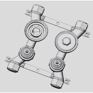 Compteur d'Eau Encastré UNICOUNT KOAX LIGHT 2