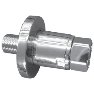 Amortisseur contre des coups de bélier et des bruits pour robinetterie apparente (bain) pour raccordement 1/2 M x 3/4 F 