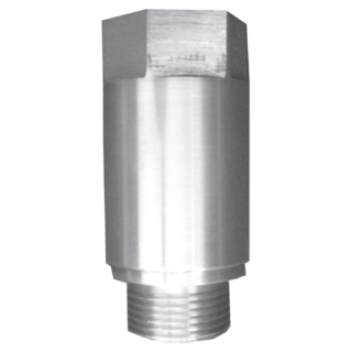 Amortisseur contre des coups de bélier et des bruits apparent pour raccordement d'appareil 3/4 M x 3/4 F 