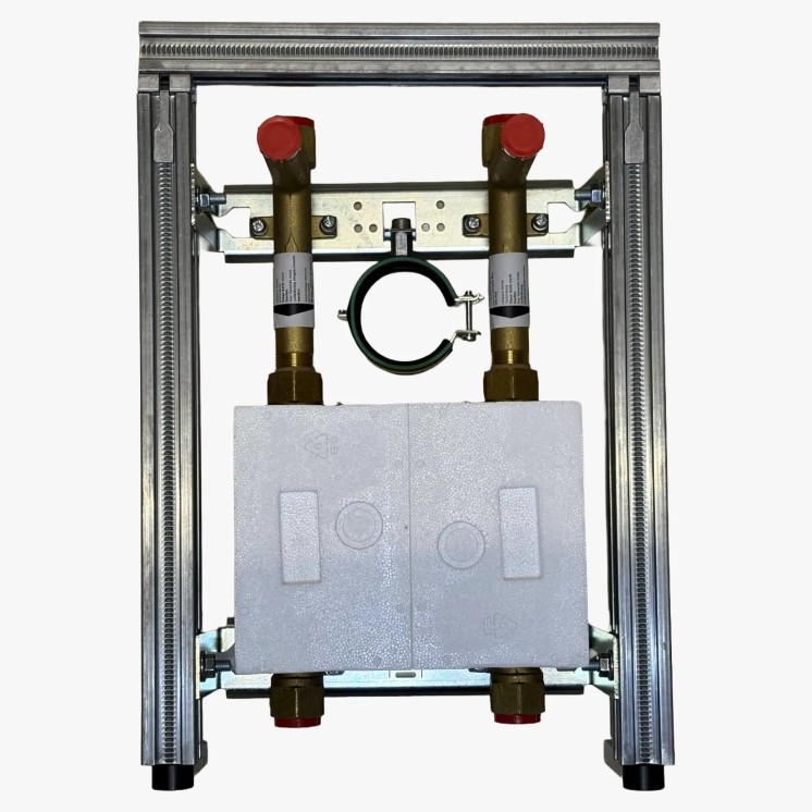 Unicount Koax T 2" – Compteur d'Eau Geberit GIS Plaque Chromée | Suisse