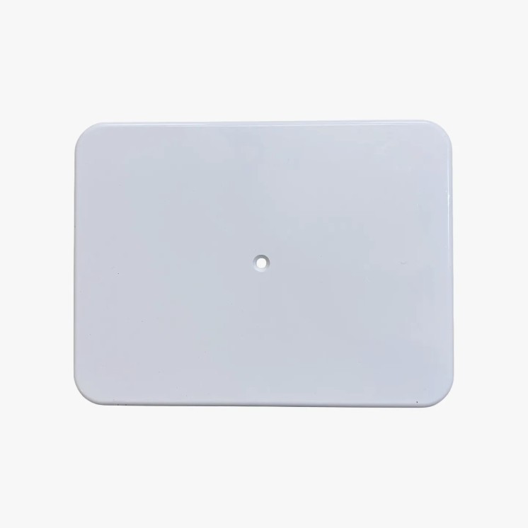 Alpine White Cover Plate Unicount Koax – Design Finish | Switzerland
