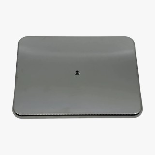 Verchromte Abdeckplatte Unicount Koax – Design-Finish | Schweiz