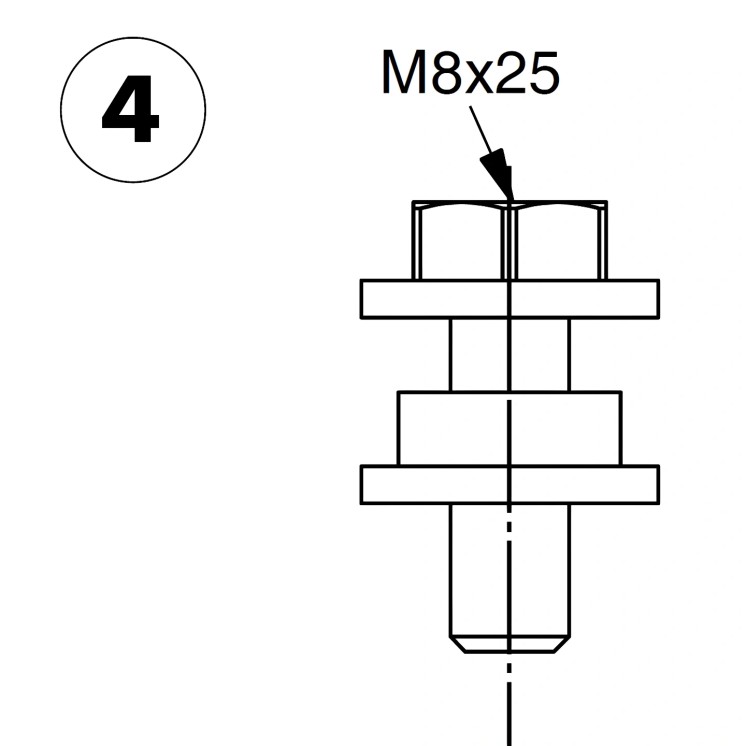 Set de fixation pour système Optivis (Nussbaum)