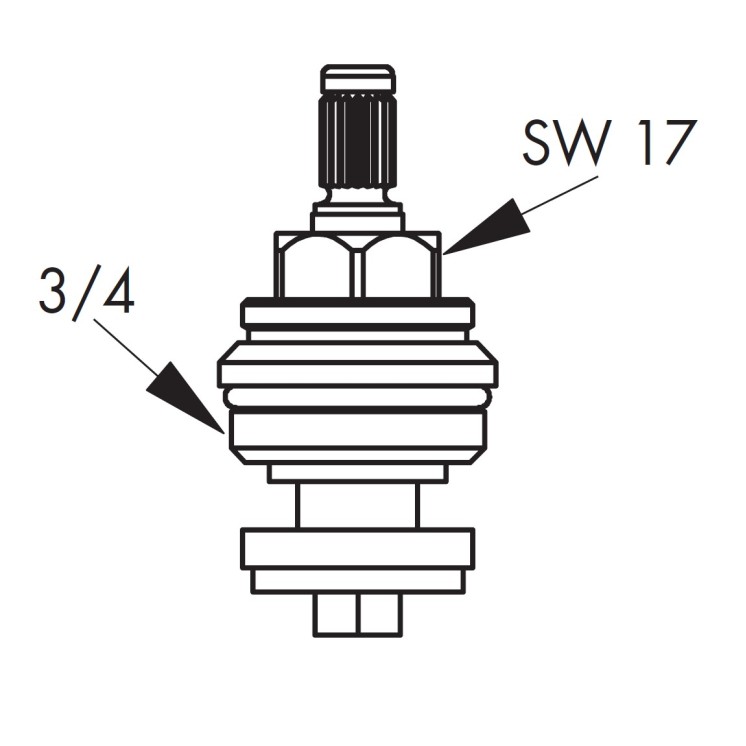 Chapeau ¾ \'\' pour Unicount 