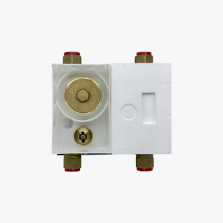 Unicount Koax Box 2'' komplett mit verchromter Abdeckplatte