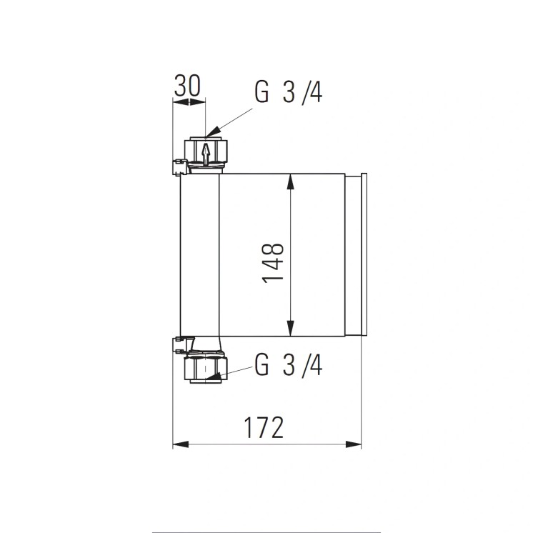 Unicount Koax Box AD 140 – Recessed Water Meter Housing | Switzerland