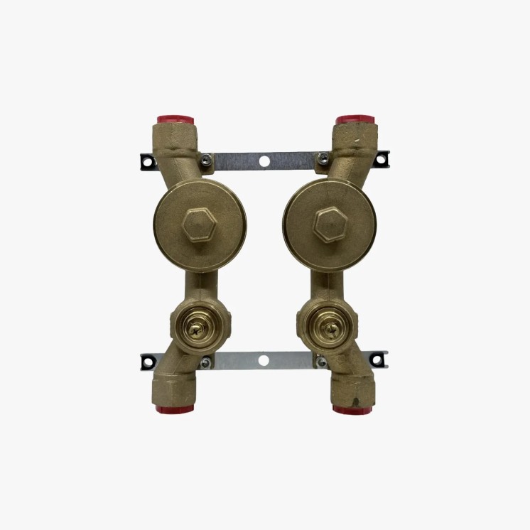 Unicount Koax Light 2" – Contatore Acqua Incassato Locale Tecnico | Svizzera